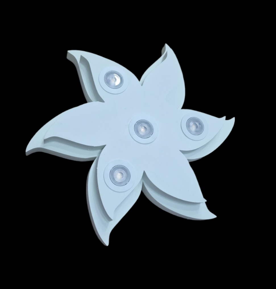 SOFFITTA DI FACILE APPLICAZIONE - MINI FLOWER - MISURA 65X65