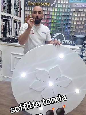 #soffitta #fiore #tonda #luce #faidate